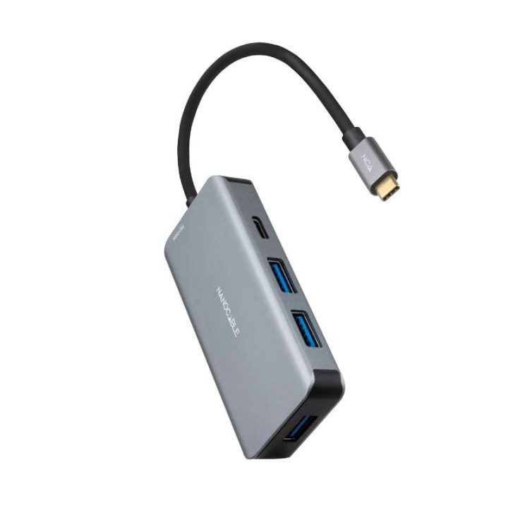 Nanocable HUB USB-C 5 em 1, Conversor 3.2 GEN1 5G para 3 x USB-A 3.0…