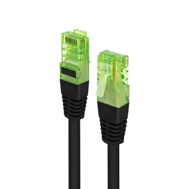 Nanocable Cabo de Rede Patch Cable RJ45 CAT.6 UTP AWG26 CCA, Preto, 7…