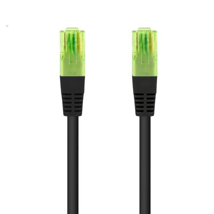 Nanocable Cable de Red Latiguillo RJ45 CAT.6 UTP AWG26 CCA, Negro, 7 m