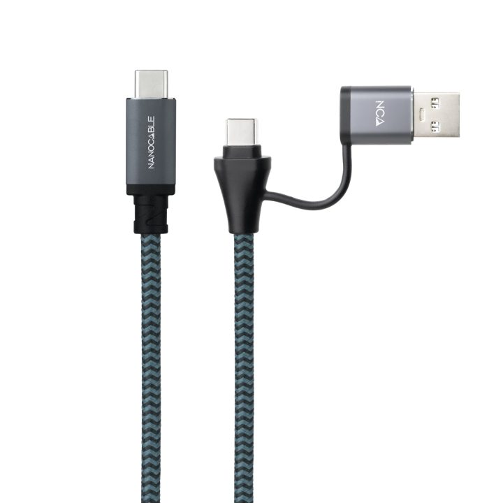 Nanocable Cabo USB 3.2 Gen2x2 20Gbps 5A/100W, USB-C+USB-A/M a…