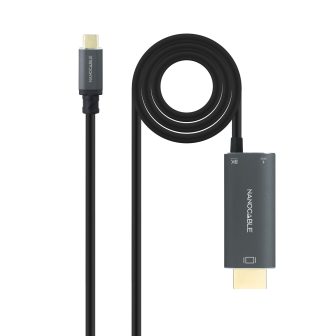 Nanocable 10.15.5182 Video Cable Adapter 1.8 m USB Type-C HDMI + USB…