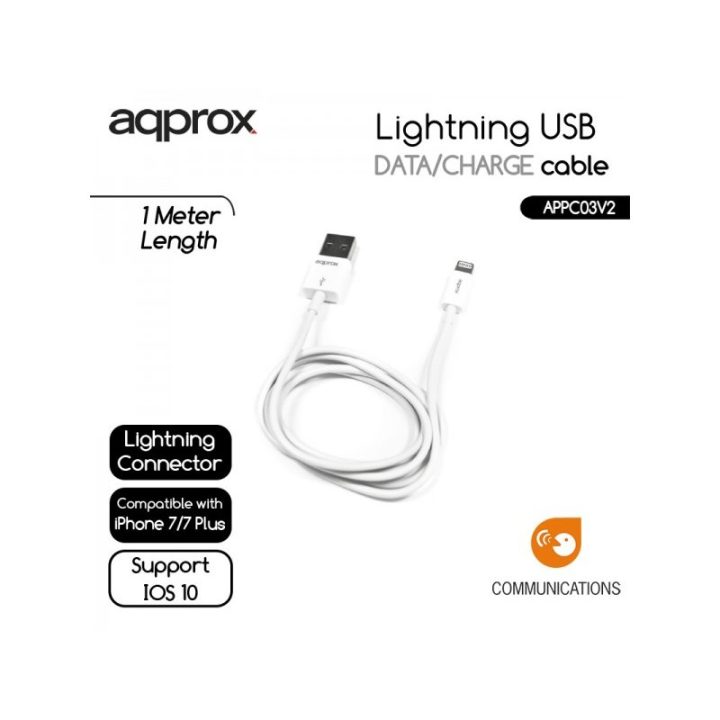 Approx! APPC03V2 Lightning/USB Data/Charging Cable