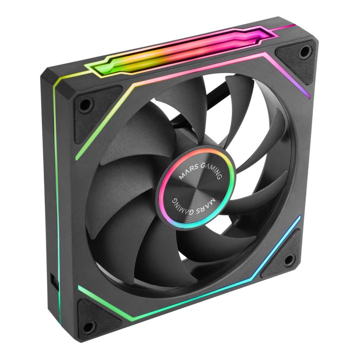 Mars Gaming MF-LINKFINITYKIT2 PC Case Fan 12 cm Black 3 piece(s)