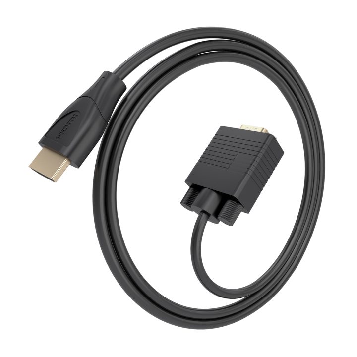 AISENS HDMI to SVGA Converter Cable, HDMI M/M-SVGA/M, Black, 1.5m