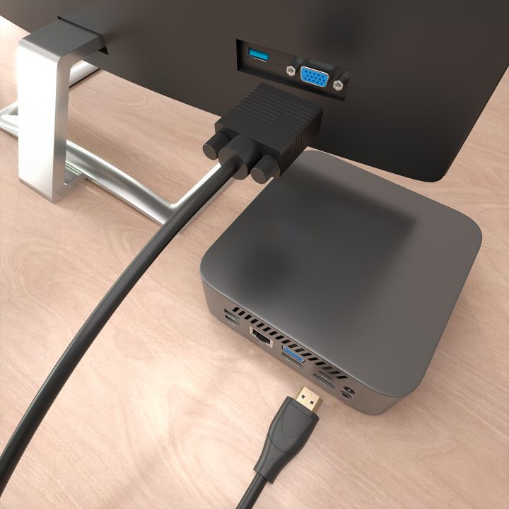 AISENS Cable Conversor HDMI a SVGA, HDMI A/M-SVGA/M, Negro, 1.5m