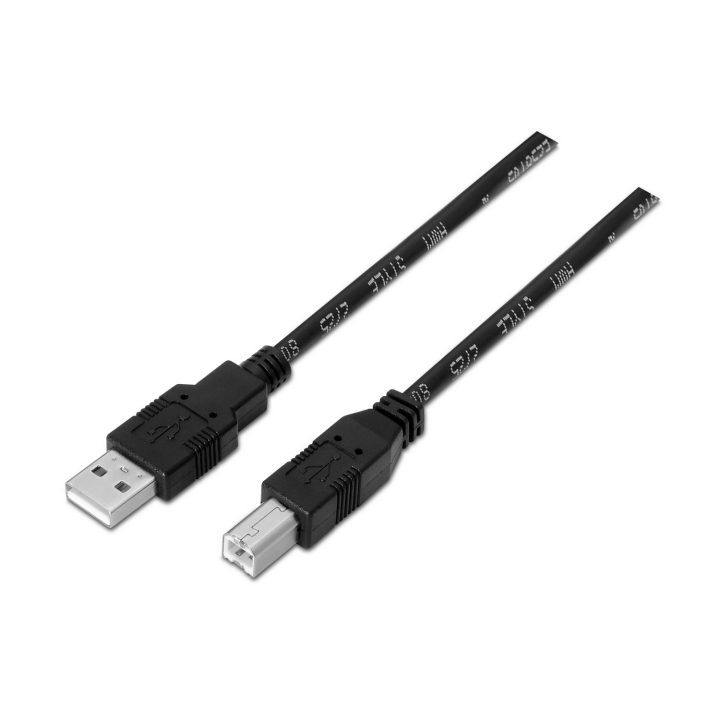 AISENS A101-0007 USB Cable USB 2.0 3 m USB A USB B Black