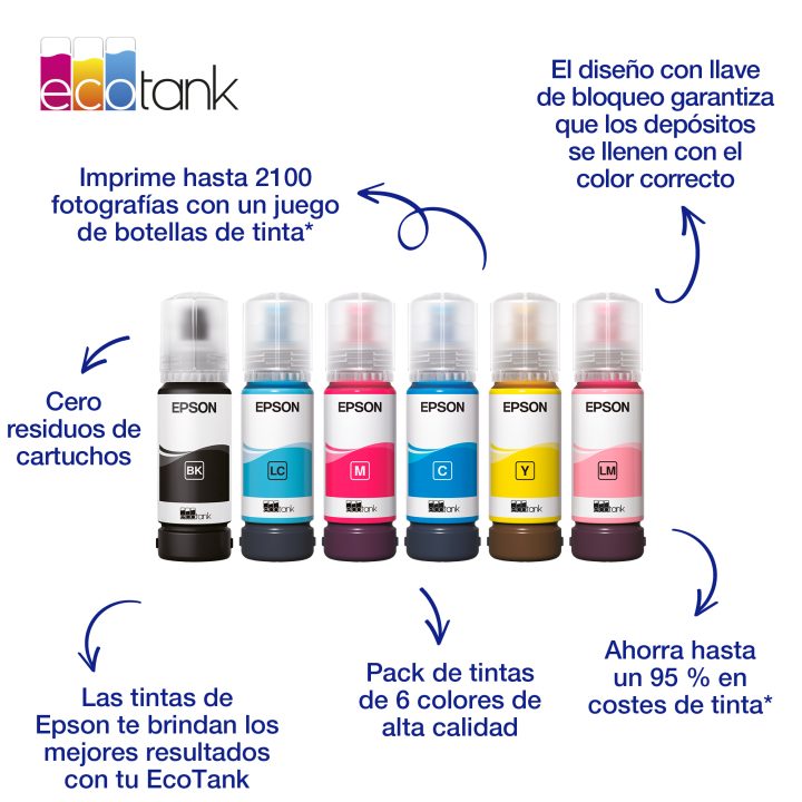 Epson 107 Botella de tinta cian EcoTank