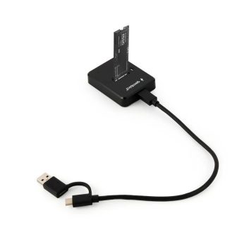 Gembird Estação SSD USB Type-C M.2 SATA e NVME (DD-U3M2)
