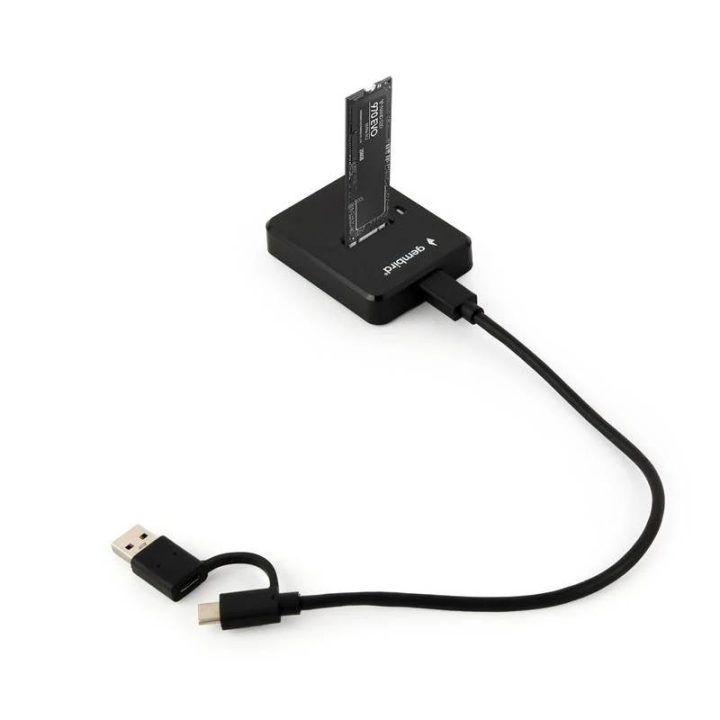 Gembird Estação SSD USB Type-C M.2 SATA e NVME (DD-U3M2)