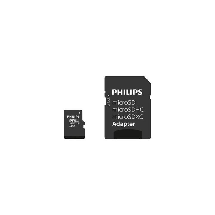 Philips FM64MP45B/00 64 GB MicroSDXC UHS-I Class 10 flash memory