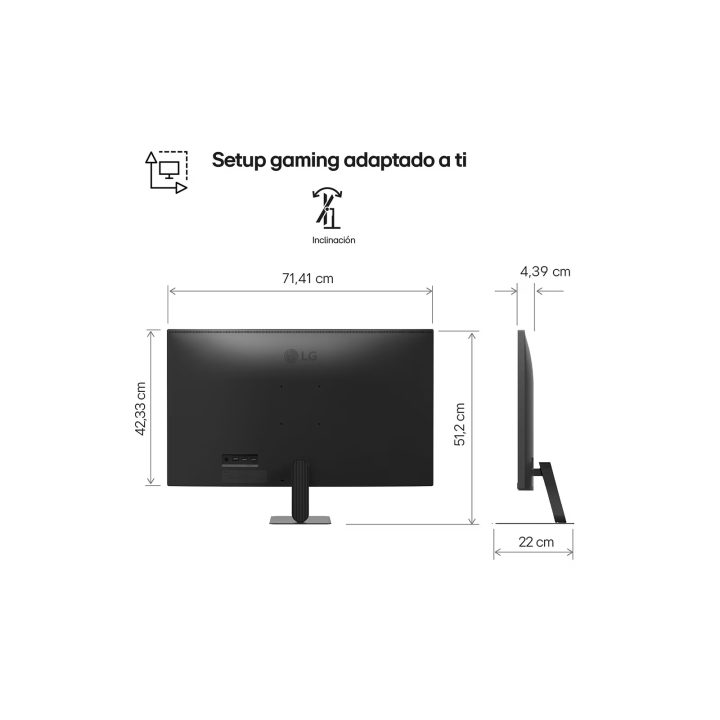 LG 32U701SB-B 31.5" 4K UHD VA