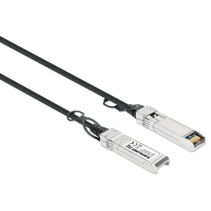 Intellinet 508377 Fiber Optic and InfiniBand Cable 0.5 m SFP+ Black…
