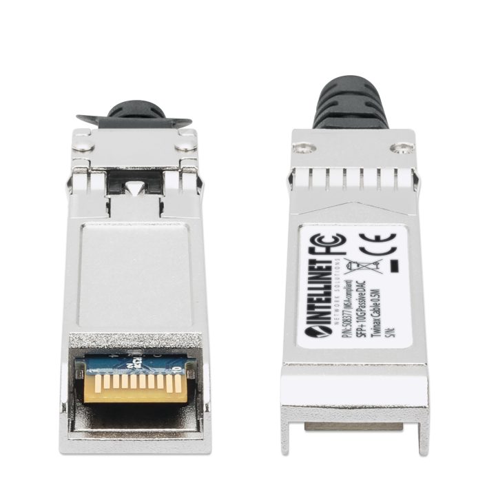Intellinet 508377 Fiber Optic and InfiniBand Cable 0.5 m SFP+ Black…