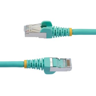 StarTech.com 1m CAT6a Ethernet Network Cable - Teal - Low Smoke Zero…