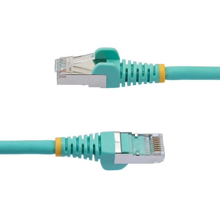 StarTech.com Cabo de Rede Ethernet CAT6a de 1 m - Verde-água - Low…