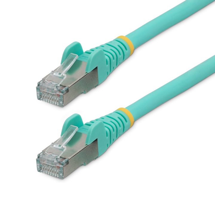 StarTech.com Cabo de Rede Ethernet CAT6a de 1 m - Verde-água - Low…