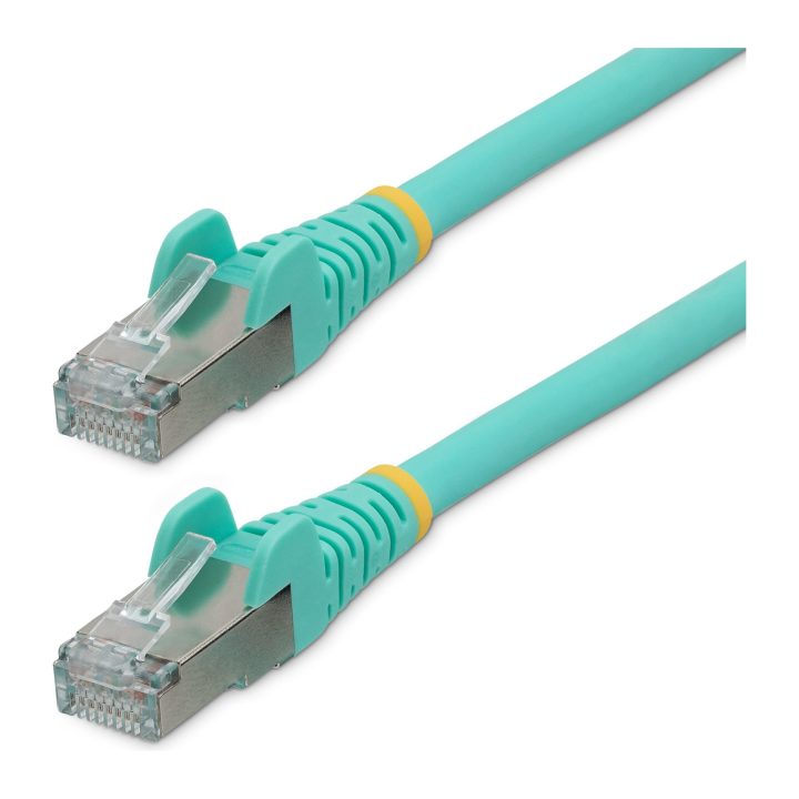 StarTech.com Cabo de Rede Ethernet CAT6a de 1 m - Verde-água - Low…