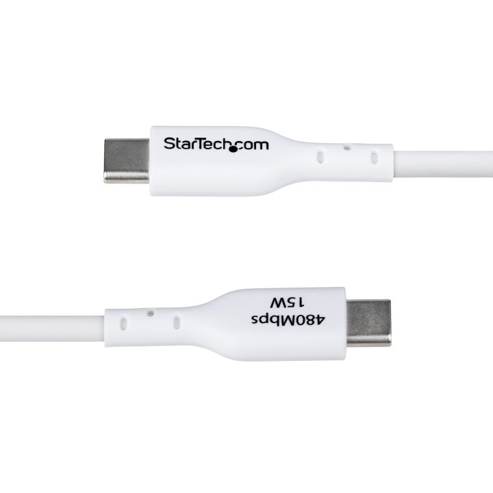 StarTech.com Cable de Carga USB-A a USB-C Blanco de 2m - Cable de…