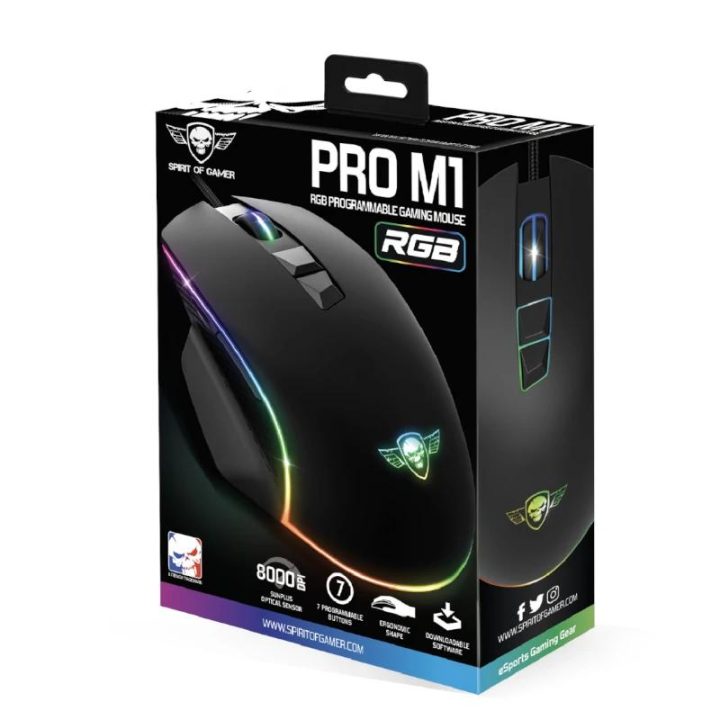 Spirit of Gamer Pro M1 Gaming Mouse (S-PM1)
