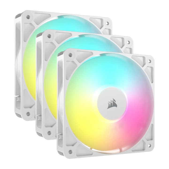 Corsair RS120 ARGB Carcasa del ordenador Ventilador 12 cm Blanco 3…