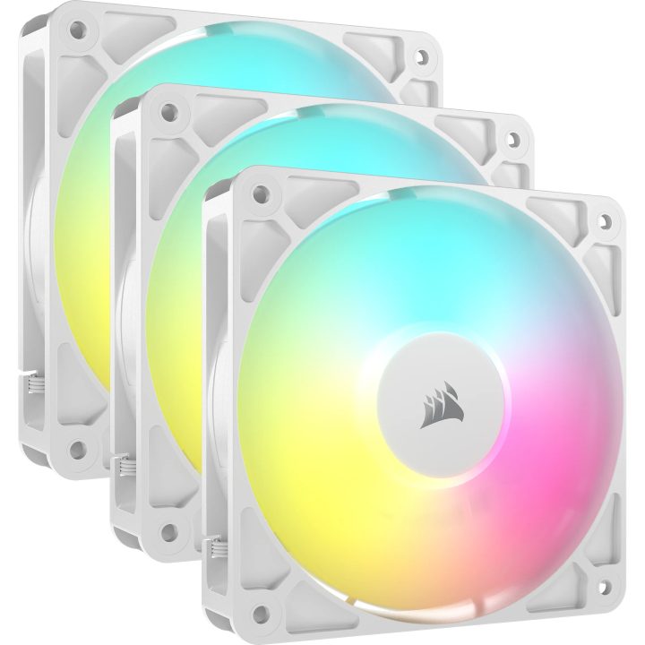 Corsair RS120 ARGB Carcasa del ordenador Ventilador 12 cm Blanco 3…