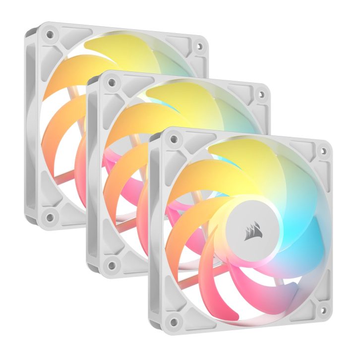Corsair RS120-R ARGB Carcasa del ordenador Ventilador 12 cm Blanco 3…