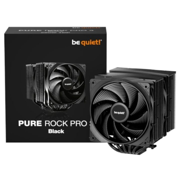 be quiet! Pure Rock Pro 3 Black CPU Air Cooler 12 cm Black 1 piece(s)