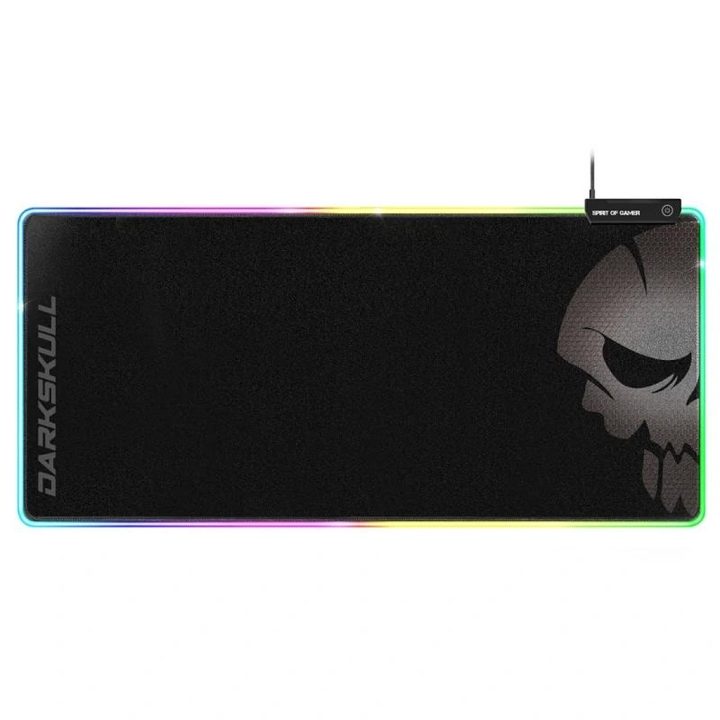 Spirit of Gamer Tapete de rato DarkSkull RGB+HUB XXXL (SOG-PADHXXRGB)