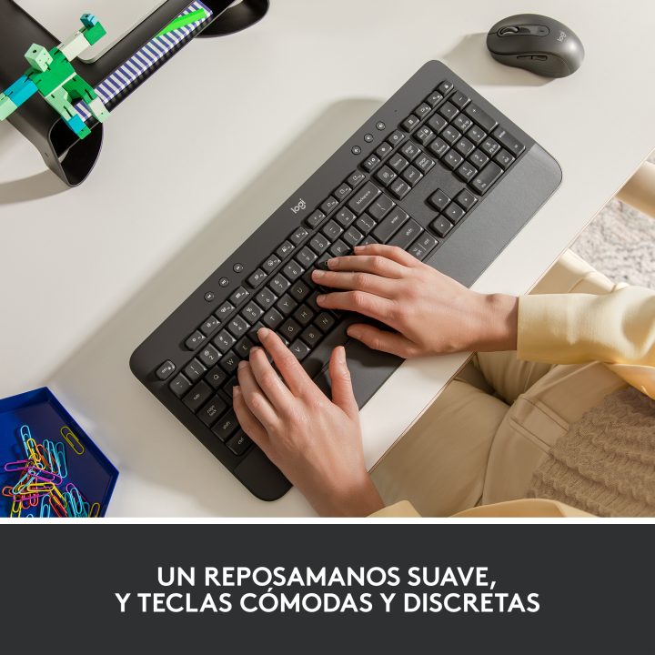 Logitech Signature K650 teclado Oficina Bluetooth QWERTY Español…