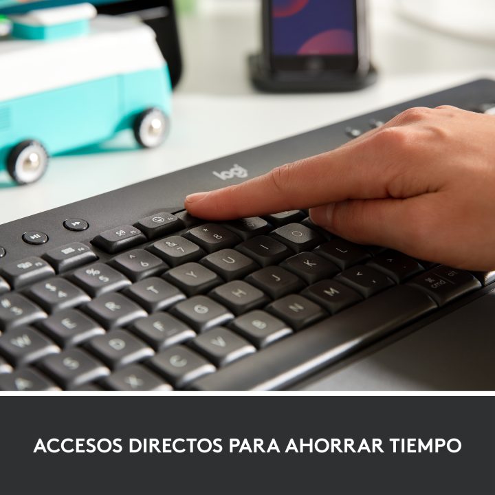 Logitech Signature K650 Teclado de Escritório Bluetooth QWERTY…