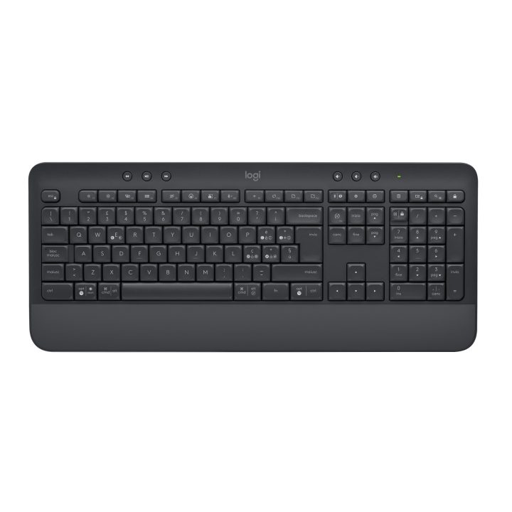 Logitech Signature K650 Teclado de Escritório Bluetooth QWERTY…