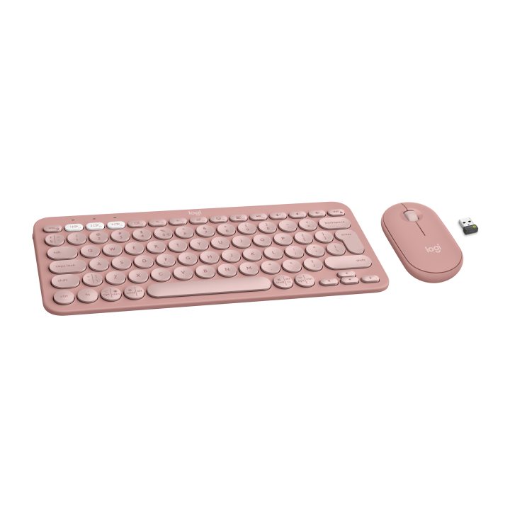 Logitech Pebble 2 Combo Keyboard Mouse Included Universal RF Wireless…
