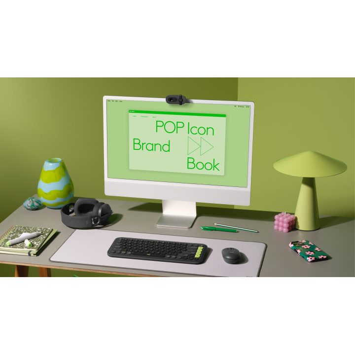 Logitech Pop Icon Combo teclado Ratón incluido Universal Bluetooth…