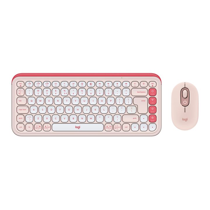 Logitech Pop Icon Combo teclado Ratón incluido Universal Bluetooth…