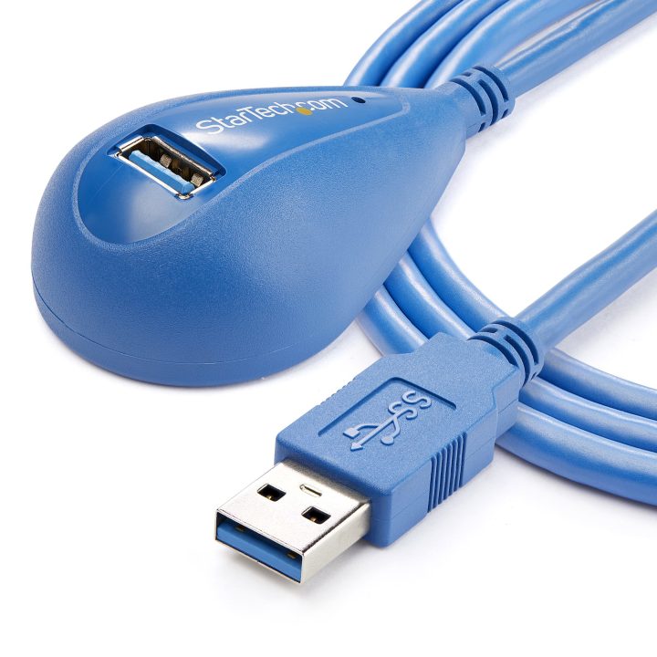 StarTech.com 1.5m USB 3.0 SuperSpeed Extension Cable Desktop Dock -…