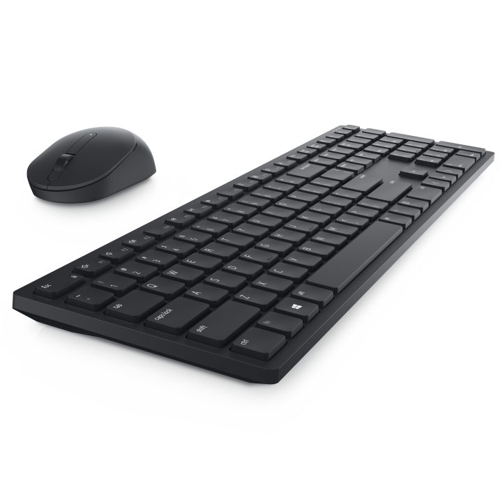 DELL Pro Keyboard and Mouse - KM5221W - German (QWERTZ) - Black