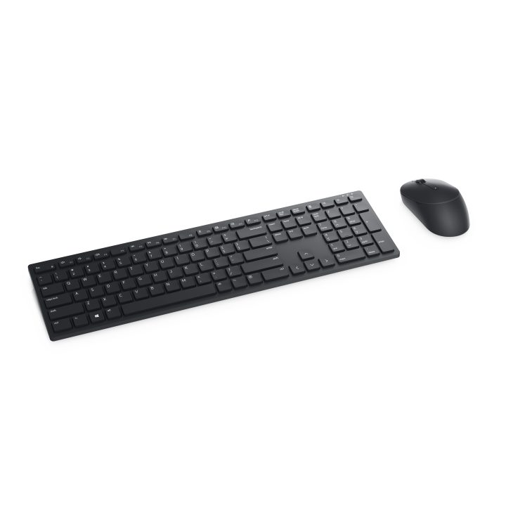 DELL Pro Keyboard and Mouse - KM5221W - German (QWERTZ) - Black