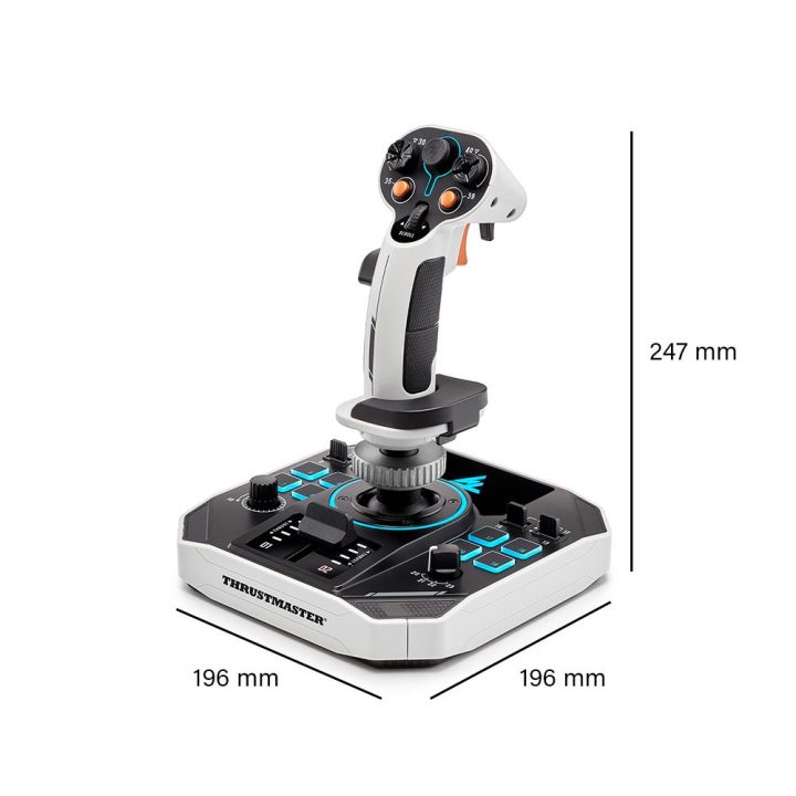Thrustmaster Sol-R 1 Flightstick Negro, Blanco USB Palanca de vuelo…