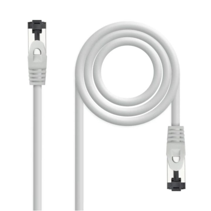 Nanocable Cat.8.1 2GHz LSZH SSTP AWG26 Patch Cable, White, 1 m