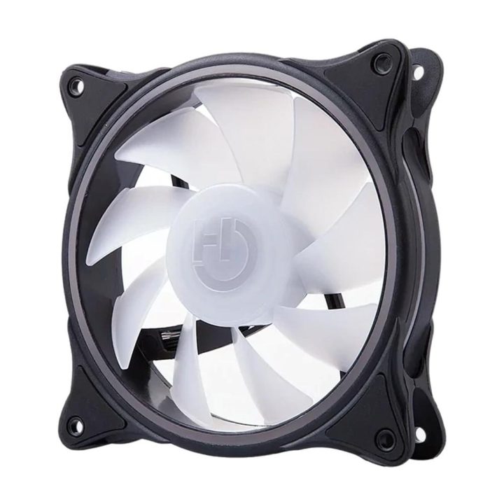 Hiditec N18 ARGB Carcasa del ordenador Ventilador 12 cm Blanco