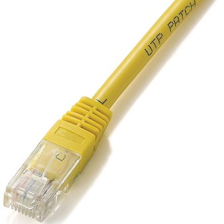 Equip 625466 Yellow Network Cable 10 m Cat6 U/UTP (UTP) Round