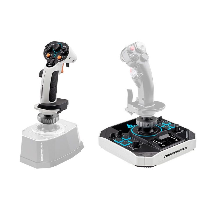 Thrustmaster Sol-R 1 Flightstick Black, White USB Analog/Digital…