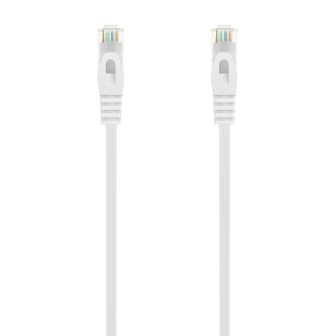 AISENS Patch Cable RJ45 LSZH Cat.6A 500 MHz UTP AWG24, White, 25CM