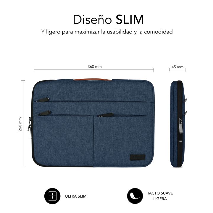Funda Subblim air padding 360 sleeve para portatil 13.3 pulgadas-14…