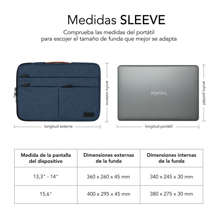Funda Subblim air padding 360 sleeve para portatil 13.3 pulgadas-14…