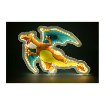 Teknofun Madcow Entertainment Pokémon Charizard Neon Lamp 30 cm…