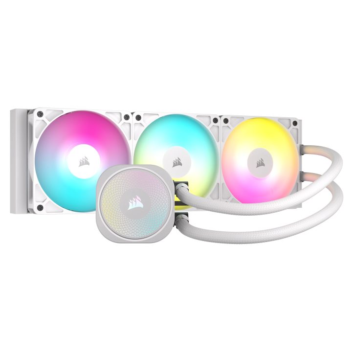 Corsair NAUTILUS 240 RS ARGB Liquid CPU Cooler White 1 piece(s)…