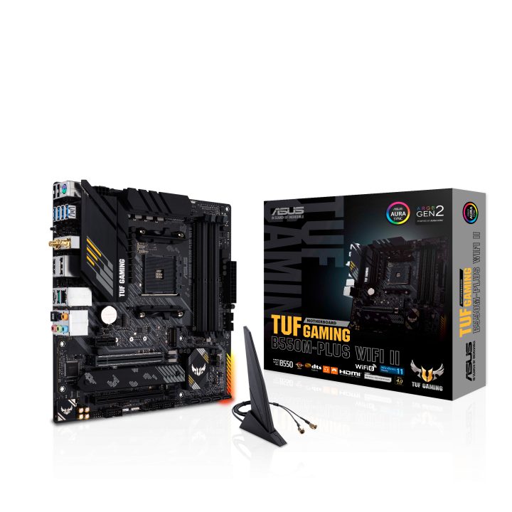 ASUS TUF GAMING B550M-PLUS WIFI II AMD B550 Zócalo AM4 micro ATX