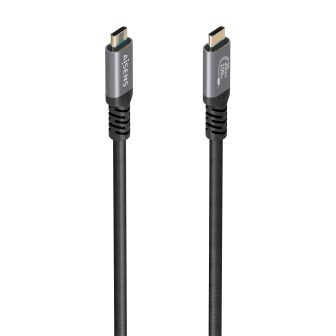 AISENS USB 3.2 Gen2x2 Aluminum Cable 20Gbps 8K@30Hz 5A 100W E-Mark…