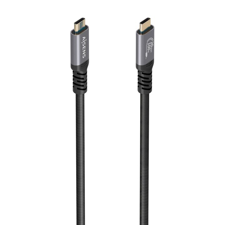Cabo USB 3.2 Gen2x2 AISENS em Alumínio 20Gbps 8K@30Hz 5A 100W E-Mark…